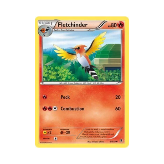 Pokemon TCG Fletchinder U Phantom Forces (English Ver.)