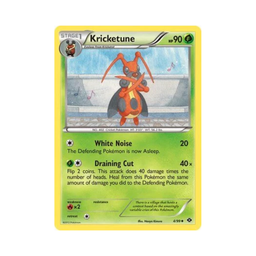 Pokemon TCG Kricketune U Next Destinies (English Ver.)