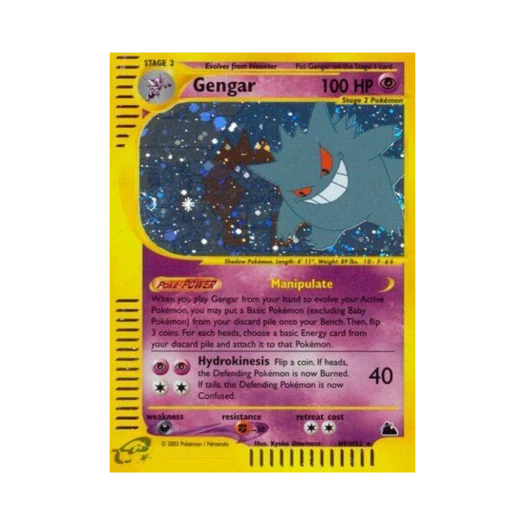 Pokemon TCG Gengar RH Skyridge (English Ver.)