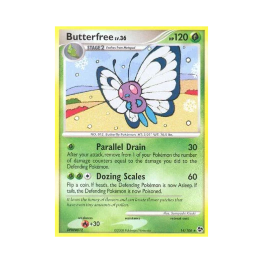 포켓몬 TCG 버터플 R 그레이트 인카운터스 (영문판)