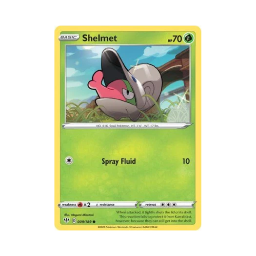 Pokemon TCG Shelmet C Darkness Ablaze (English Ver.)