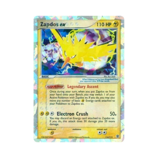 포켓몬 TCG 썬더 ex RS EX 파이어레드 & 리프그린 (영문판)