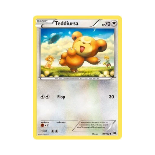 Pokemon TCG Teddiursa C BREAKthrough (English Ver.)