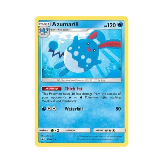 포켓몬 TCG 마릴리 R 버닝 쉐도우 (영문판)
