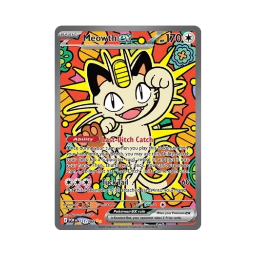 Pokemon TCG Meowth ex S Perfect Order (English Ver.)