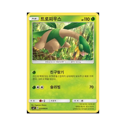 포켓몬 TCG 트로피우스 C 창공의 카리스마 (한글판)