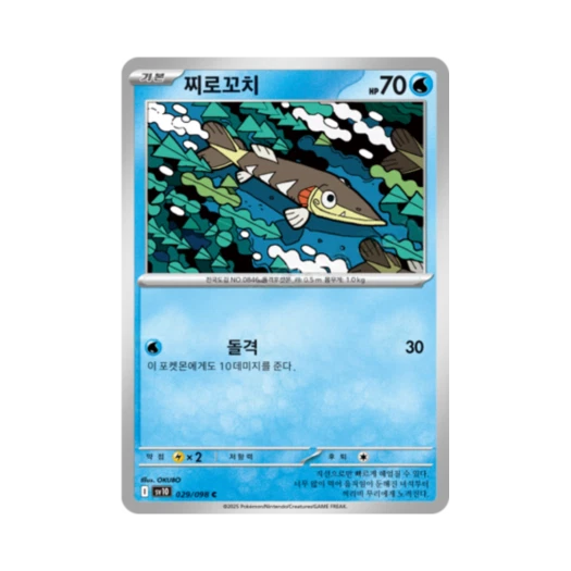 포켓몬 TCG 찌로꼬치 C 로켓단의 영광 (한글판)