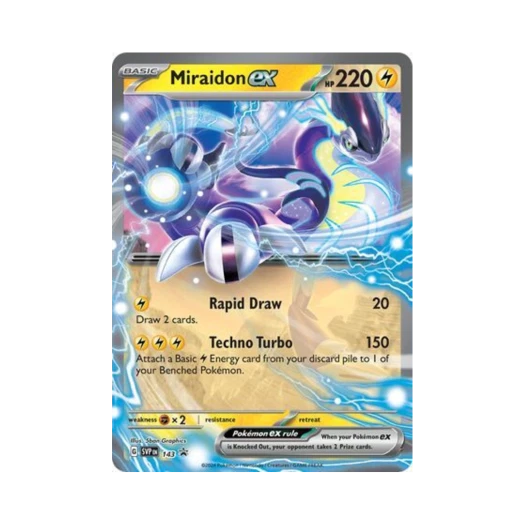 포켓몬 TCG 미라이돈 ex P 스칼렛 & 바이올렛 프로모 카드 (영문판)