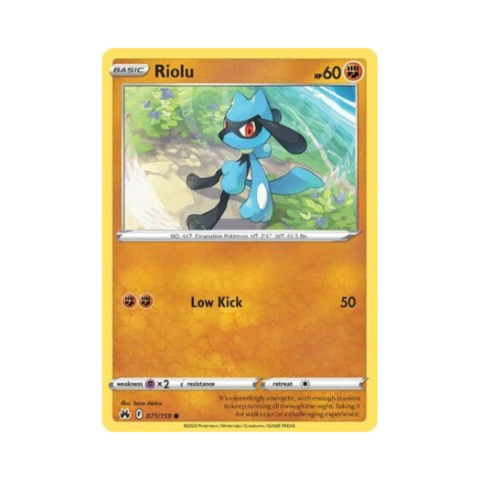 포켓몬 TCG 리오르 C 크라운 제니스 (영문판)