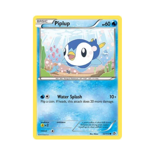 Pokemon TCG Piplup C Legendary Treasures (English Ver.)
