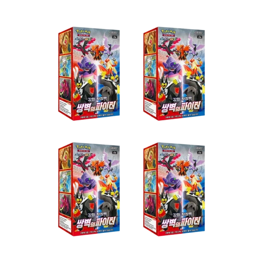 포켓몬 TCG 소드&실드 확장팩 쌍벽의 파이터 4박스 (총 120팩/한글판) 카드 이미지