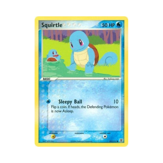 Pokemon TCG Squirtle C EX FireRed & LeafGreen (English Ver.)
