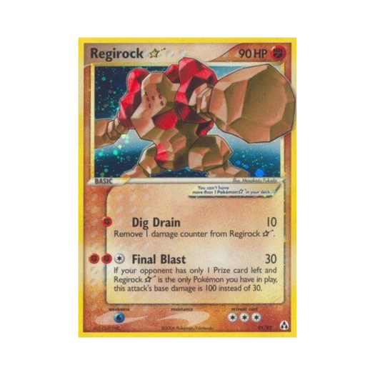 포켓몬 TCG 레지락 RH EX 레전드 메이커 (영문판)