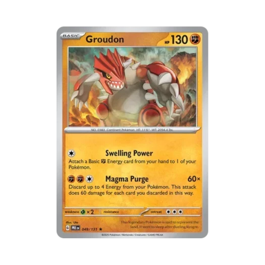 Pokemon TCG Groudon R Prismatic Evolutions (English Ver.)