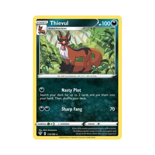포켓몬 TCG 폭슬라이 R 다크니스 어블레이즈 (영문판)