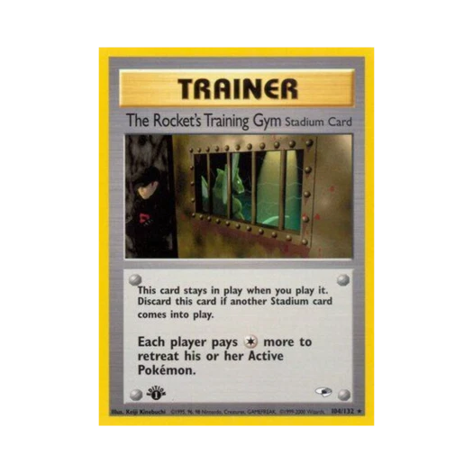 포켓몬 TCG 로켓단의 트레이닝 짐 R 짐 히어로즈 (영문판)