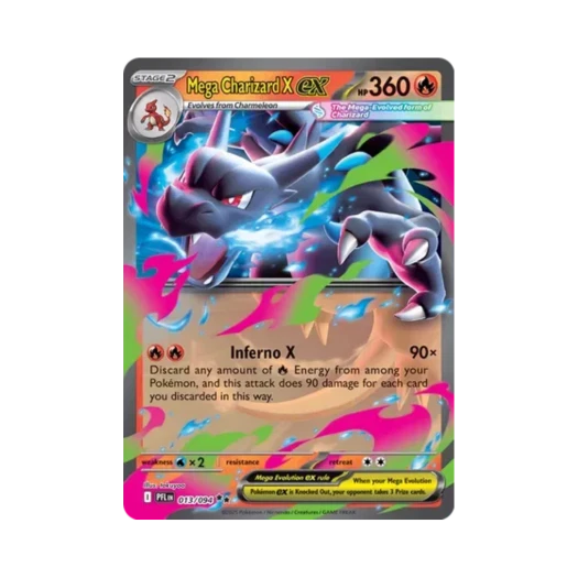포켓몬 TCG 메가 리자몽 X ex DR 판타스말 플레임즈 (영문판) 카드 이미지