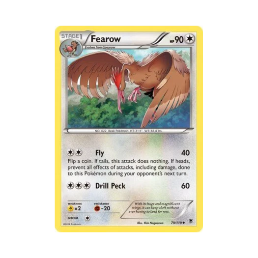 Pokemon TCG Fearow U Phantom Forces (English Ver.)