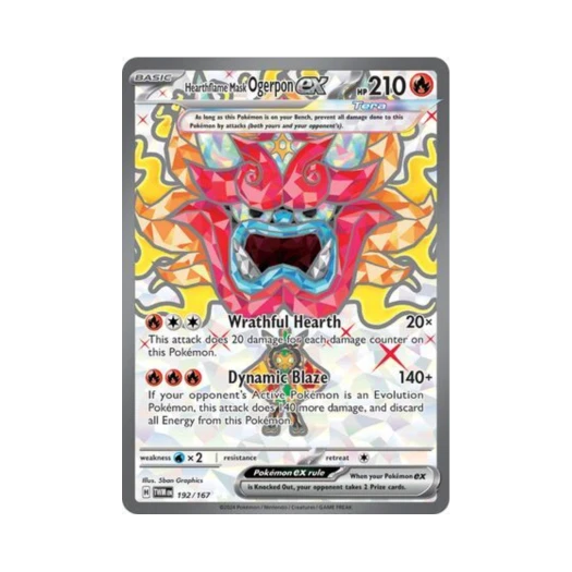 포켓몬 TCG 오거폰 화덕의 가면 ex UR 트와일라잇 마스커레이드 (영문판)