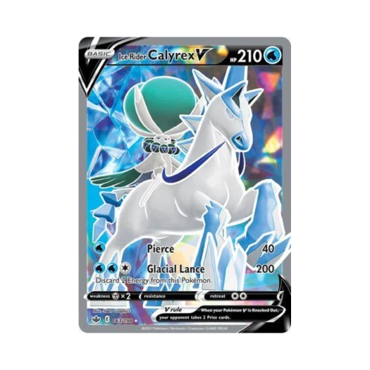포켓몬 TCG 백마 버드렉스 V RU 칠링 레인 (영문판)