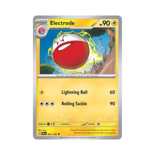 Pokemon TCG Electrode U Paldea Evolved (English Ver.)