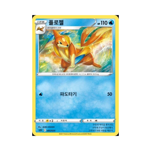 포켓몬 TCG 플로젤 소드&실드 스타터 세트 VMAX 거북왕 (한글판)