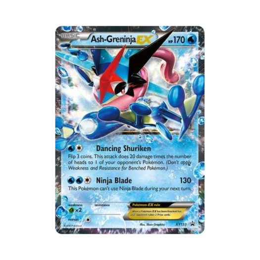 포켓몬 TCG 지우 개굴닌자 EX 점보 P XY 프로모 카드 (영문판)