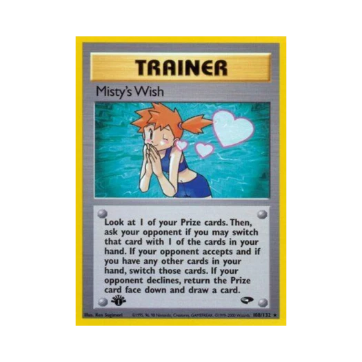포켓몬 TCG 이슬의 위시 R 짐 첼린지 (영문판)