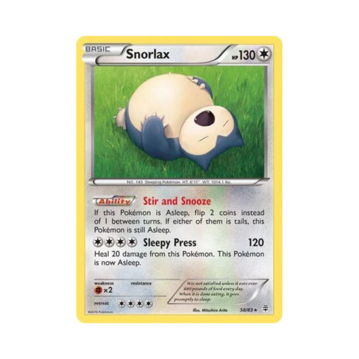 포켓몬 TCG 잠만보 R 제네레이션즈 (영문판)