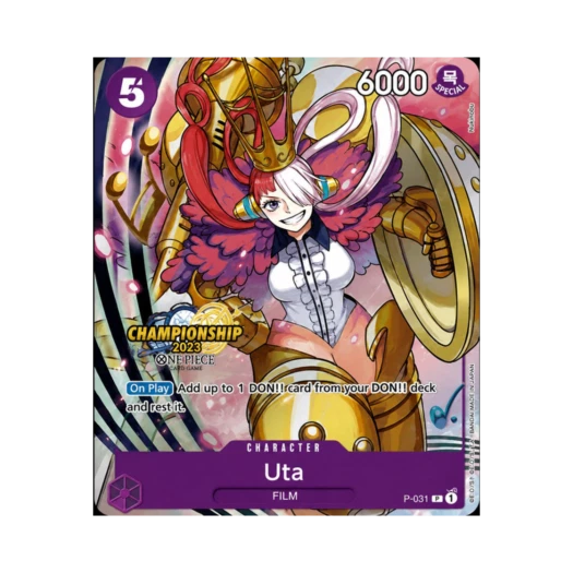 원피스 TCG 우타 P P-031 프로모션 카드 챔피언쉽 2023 이벤트 팩 (영문판) 상품 이미지