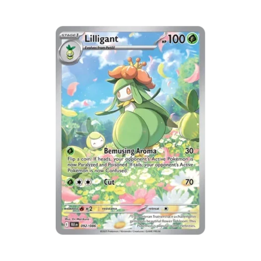 Pokemon TCG Lilligant IR Black Bolt (English Ver.)