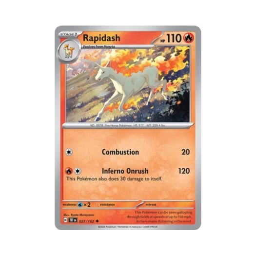 포켓몬 TCG 날쌩마 U 템포럴 포시스 (영문판) 카드 이미지