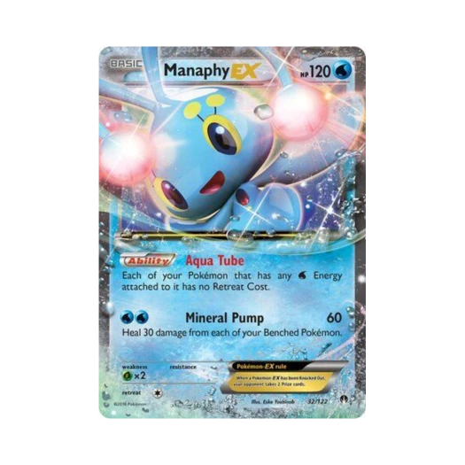 포켓몬 TCG 마나피 EX RHE 브레이크포인트 (영문판)