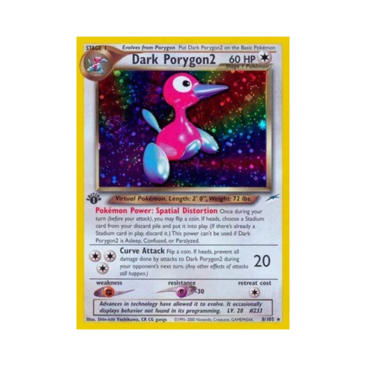 포켓몬 TCG 다크 폴리곤2 RH 네오 데스티니 (영문판)