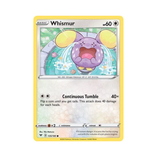Pokemon TCG Whismur C Vivid Voltage (English Ver.)