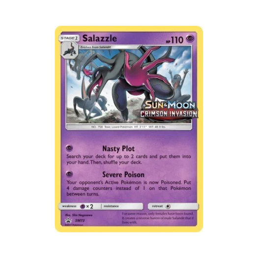 포켓몬 TCG 염뉴트 P 썬 & 문 프로모카드 (영문판)