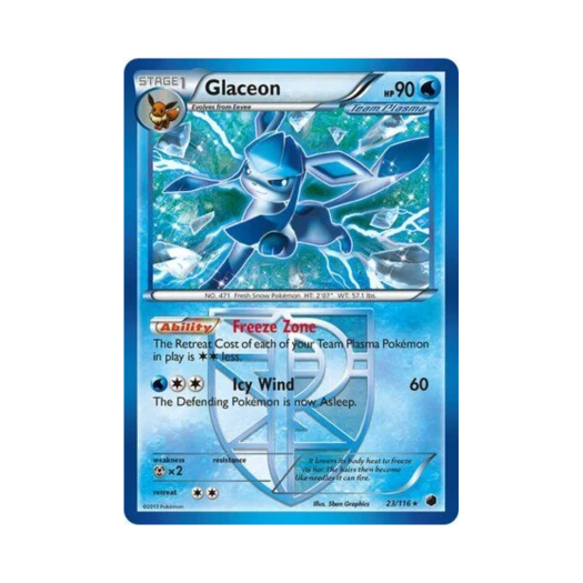 포켓몬 TCG 글레이시아 R 플라스마 프리즈 (영문판)