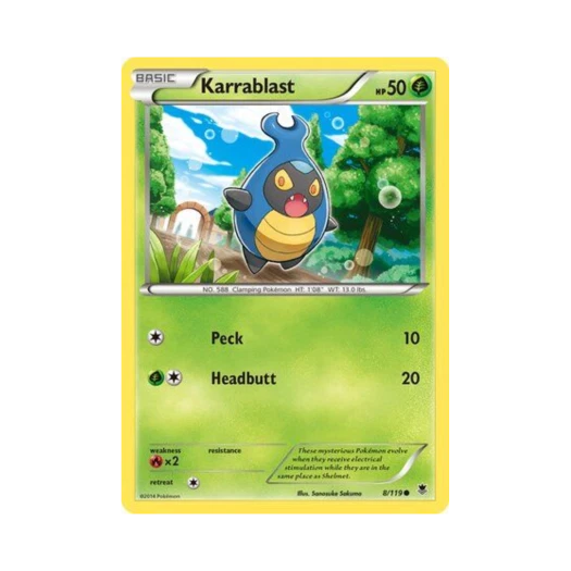 Pokemon TCG Karrablast C Phantom Forces (English Ver.)
