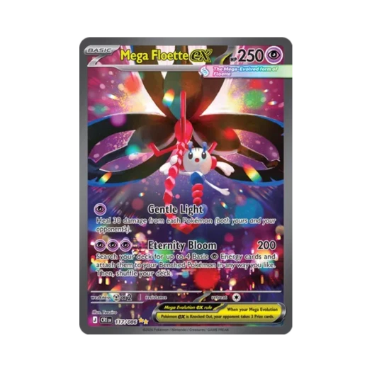 포켓몬 TCG 메가 플라엣테 ex SAR 카오스 라이징 (영문판)