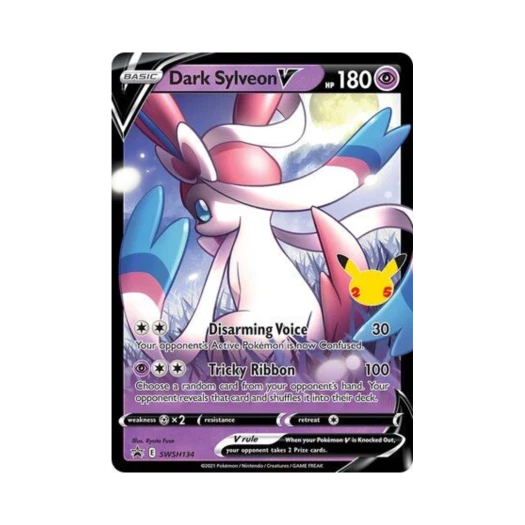 포켓몬 TCG 다크 님피아 V 점보 P 소드 & 실드 프로모카드 (영문판)