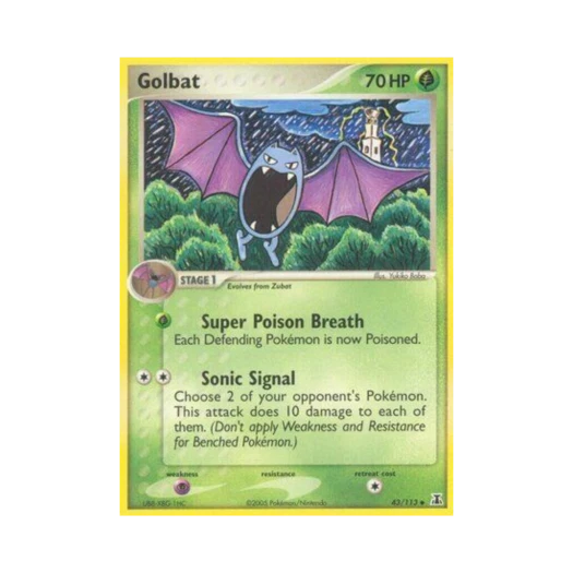 포켓몬 TCG 골뱃 U EX 델타 스페이시스 (영문판)
