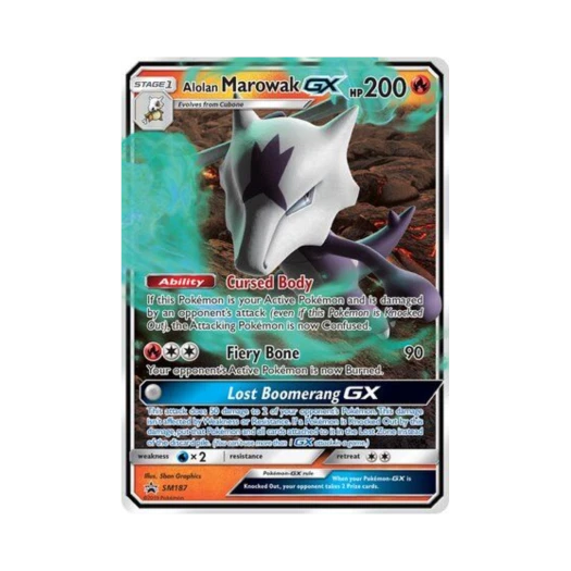 포켓몬 TCG 알로라 텅구리 GX P 썬 & 문 프로모카드 (영문판)