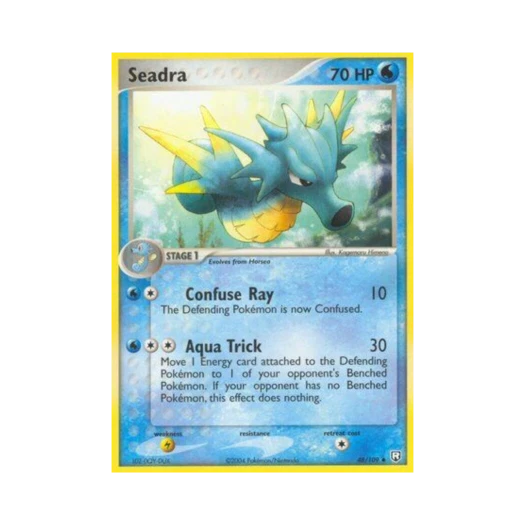 포켓몬 TCG 시드라 U EX 로켓단 리턴즈 (영문판)