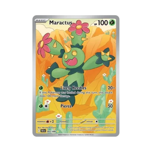 Pokemon TCG Maractus IR Black Bolt (English Ver.)