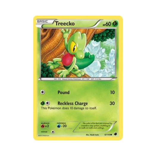 Pokemon TCG Treecko C Plasma Freeze (English Ver.)