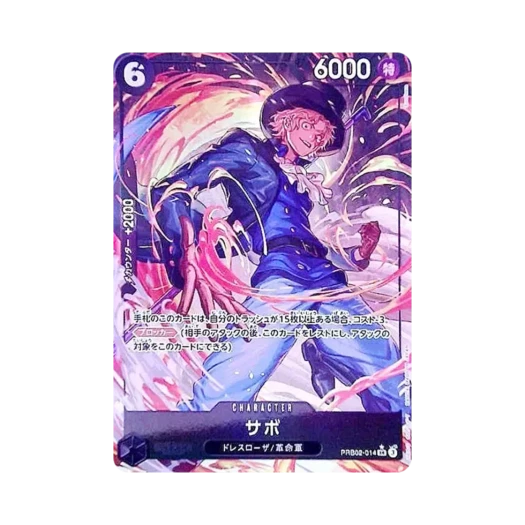 One Piece TCG Sabo SR-P PRB02-014 Premium Booster One Piece Card The Best Vol.2 (Japanese Ver.)