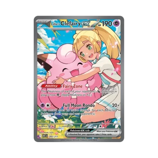 Pokemon TCG Lillie's Clefairy ex SIR Mega Evolution Ascended Heroes (English Ver.)