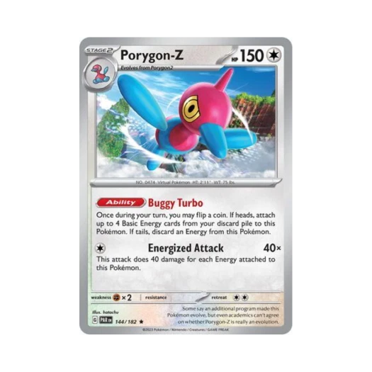 포켓몬 TCG 폴리곤 Z R 파라독스 리프트 (영문판)