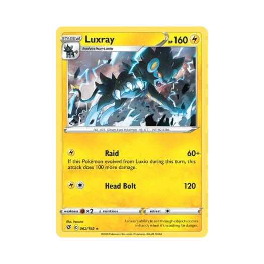 포켓몬 TCG 렌트라 RH 레벌 크래시 (영문판)