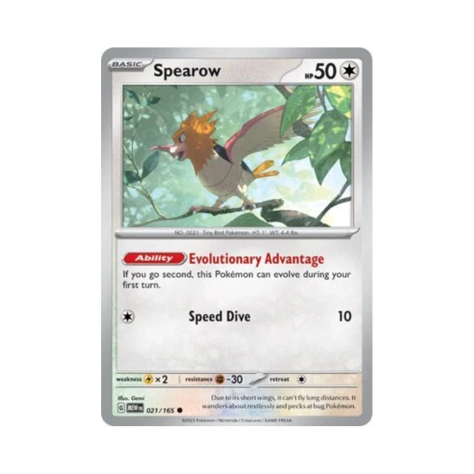 Pokemon TCG Spearow C Scarlet & Violet 151 (English Ver.)